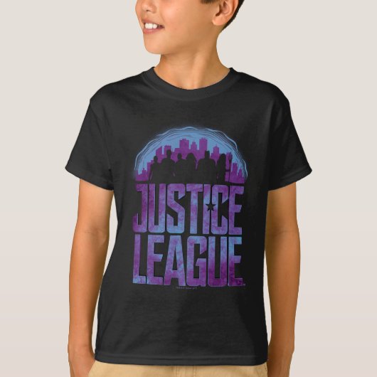 Justice League | Justice League City Silhouette T-shirt (Voorkant)