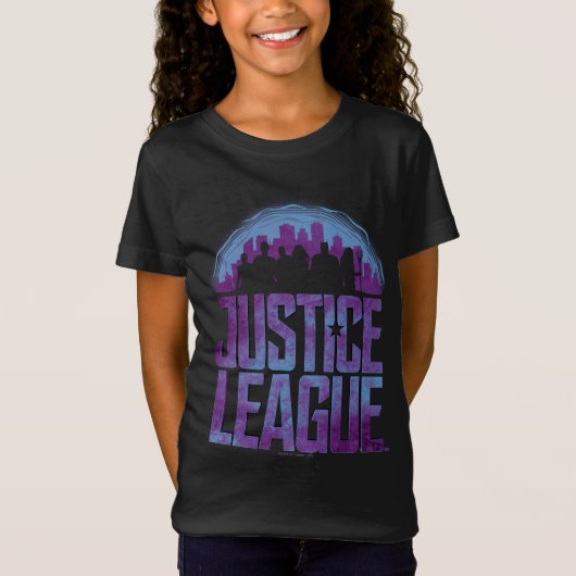 Justice League | Justice League City Silhouette T-shirt (Voorkant)