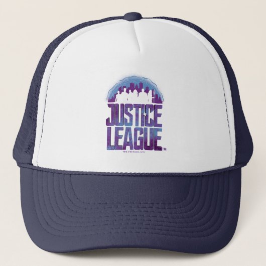 Justice League | Justice League City Silhouette Trucker Pet (Voorkant)