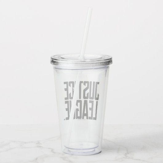 Justice League | Justice League Logo Acryl Drinkbeker (Achterkant)