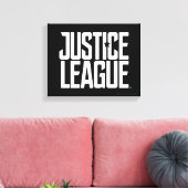 Justice League | Justice League Logo Canvas Afdruk (Insitu (Woonkamer))