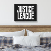 Justice League | Justice League Logo Canvas Afdruk (Insitu (Slaapkamer))