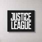 Justice League | Justice League Logo Canvas Afdruk (Voorkant)