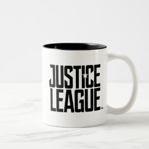 Justice League   Justice League Logo Tweekleurige Koffiemok