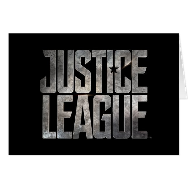 Justice League | Justice League Metallic Logo (Voorkant Horizontaal)