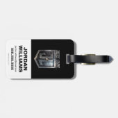 Justice League | Justice League Metallic Logo Bagagelabel (Achterkant horizontaal)