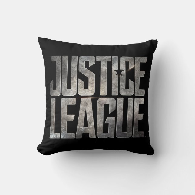 Justice League | Justice League Metallic Logo Kussen (Voorkant)