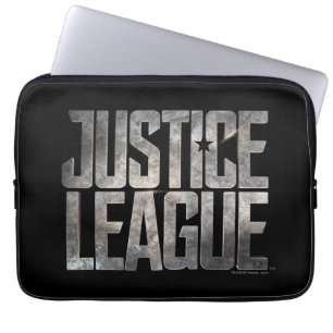 Justice League Justice League Metallic Logo Laptop Sleeve