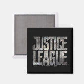 Justice League | Justice League Metallic Logo Magneet (Voorkant / Achterkant)