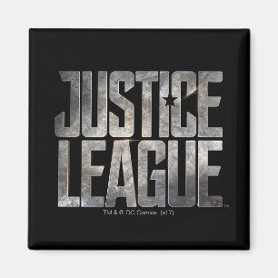 Justice League   Justice League Metallic Logo Magneet