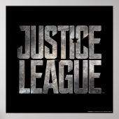 Justice League | Justice League Metallic Logo Poster (Voorkant)