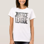 Justice League | Justice League Metallic Logo T-shirt (Voorkant)