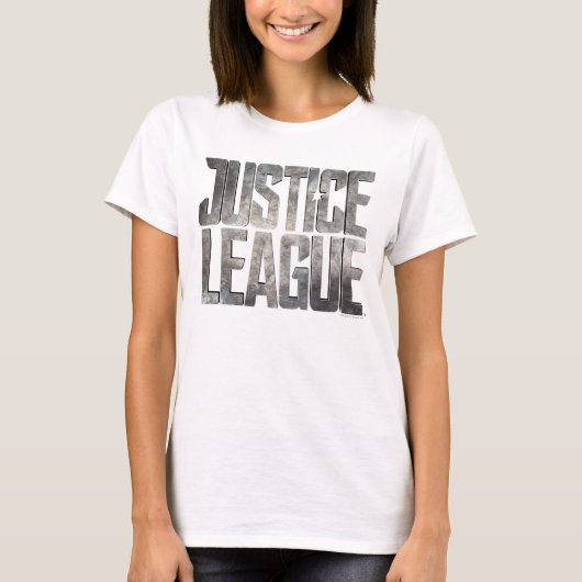 Justice League | Justice League Metallic Logo T-shirt (Voorkant)