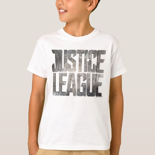 Justice League | Justice League Metallic Logo T-shirt (Voorkant)