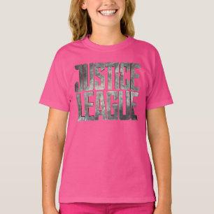 Justice League   Justice League Metallic Logo T-shirt
