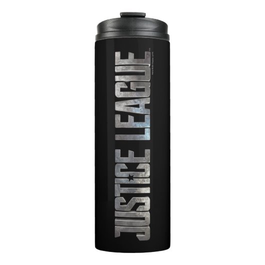 Justice League | Justice League Metallic Logo Thermosbeker (Voorkant)