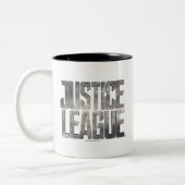 Justice League | Justice League Metallic Logo Tweekleurige Koffiemok (Links)