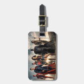 Justice League | Justice League on Battlefield Bagagelabel (Voorkant verticaal)