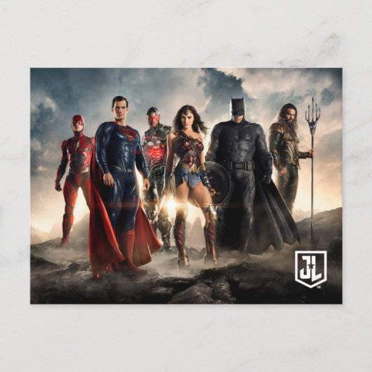 Justice League | Justice League on Battlefield Briefkaart (Voorkant)