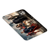 Justice League | Justice League on Battlefield Magneet (Rechterzijde)