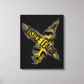 Justice League | Justice League & Team Symbols Canvas Afdruk (Voorkant)