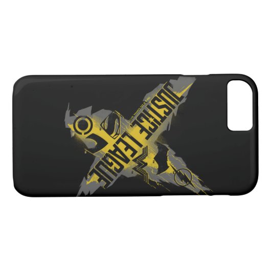 Justice League | Justice League & Team Symbols Case-Mate iPhone Case (Achterkant (Horizontaal))
