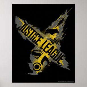 Justice League Justice League & Team Symbols Poster