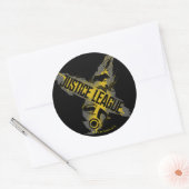 Justice League | Justice League & Team Symbols Ronde Sticker (Envelop)