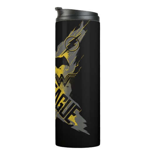 Justice League | Justice League & Team Symbols Thermosbeker (Geroteerd rechts)