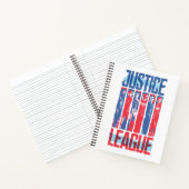 Justice League | Kunst met blauwe en rode Pop Notitieboek (Binnen)