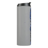 Justice League | Logo Blue Stroke Justice League Thermosbeker (Gedraaid links)