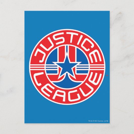 Justice League Logo Briefkaart (Voorkant)