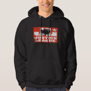 Justice League Logo en Character Silhouettes Hoodie