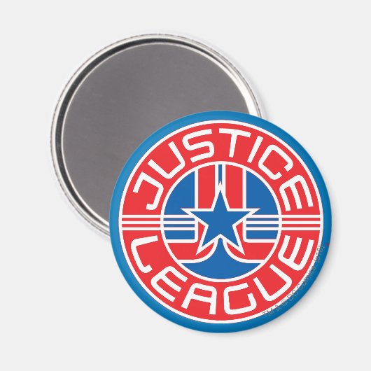 Justice League Logo Magneet (Voorkant / Achterkant)
