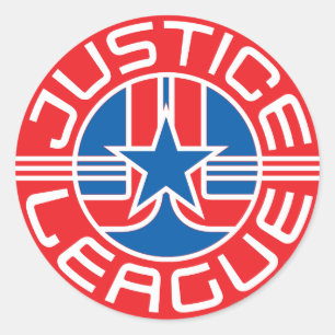 Justice League Logo Ronde Sticker