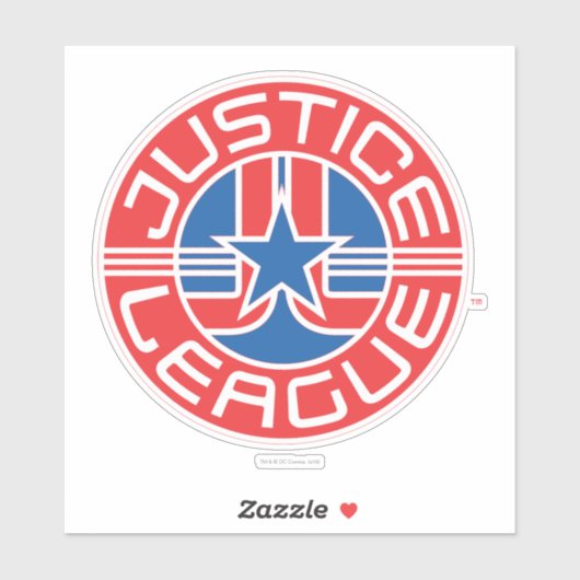 Justice League Logo Sticker (Vel)
