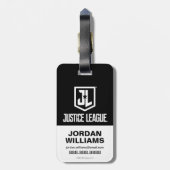 Justice League | Metallic Aquaman Symbol Bagagelabel (Achterkant verticaal)