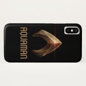 Justice League | Metallic Aquaman Symbol Case-Mate iPhone Case (Achterkant (horizontaal))