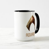 Justice League | Metallic Aquaman Symbol Mok (Voorkant rechts)