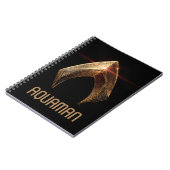 Justice League | Metallic Aquaman Symbol Notitieboek (Linkerzijde)