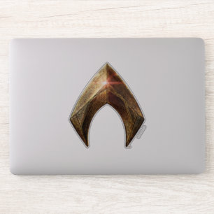 Justice League   Metallic Aquaman Symbol Sticker