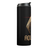 Justice League | Metallic Aquaman Symbol Thermosbeker (Gedraaid links)