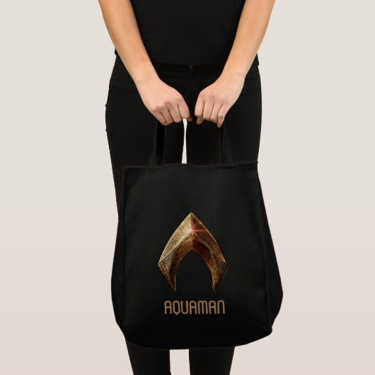 Justice League | Metallic Aquaman Symbol Tote Bag (Voorkant (product))