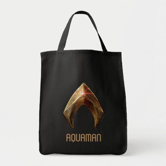 Justice League | Metallic Aquaman Symbol Tote Bag (Voorkant)