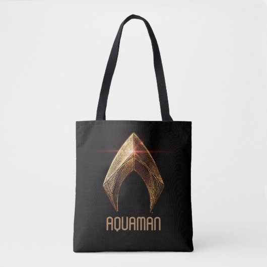 Justice League | Metallic Aquaman Symbol Tote Bag (Voorkant)