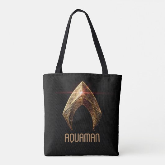Justice League | Metallic Aquaman Symbol Tote Bag (Achterkant)