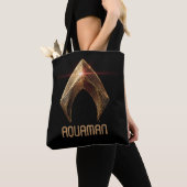 Justice League | Metallic Aquaman Symbol Tote Bag (Dichtbij)