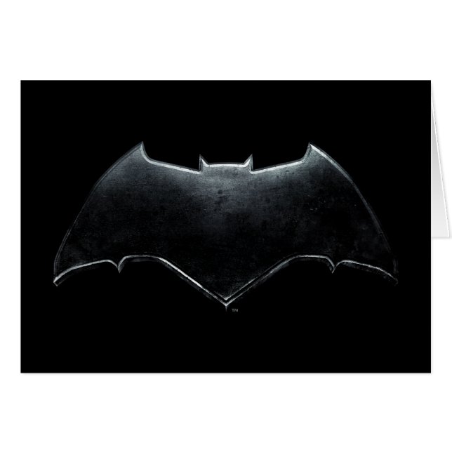 Justice League | Metallic Batman-symbool (Voorkant Horizontaal)