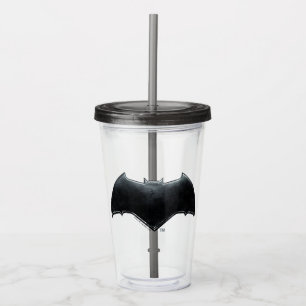 Justice League Metallic Batman-symbool Acryl Drinkbeker