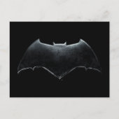 Justice League | Metallic Batman-symbool Briefkaart (Voorkant)